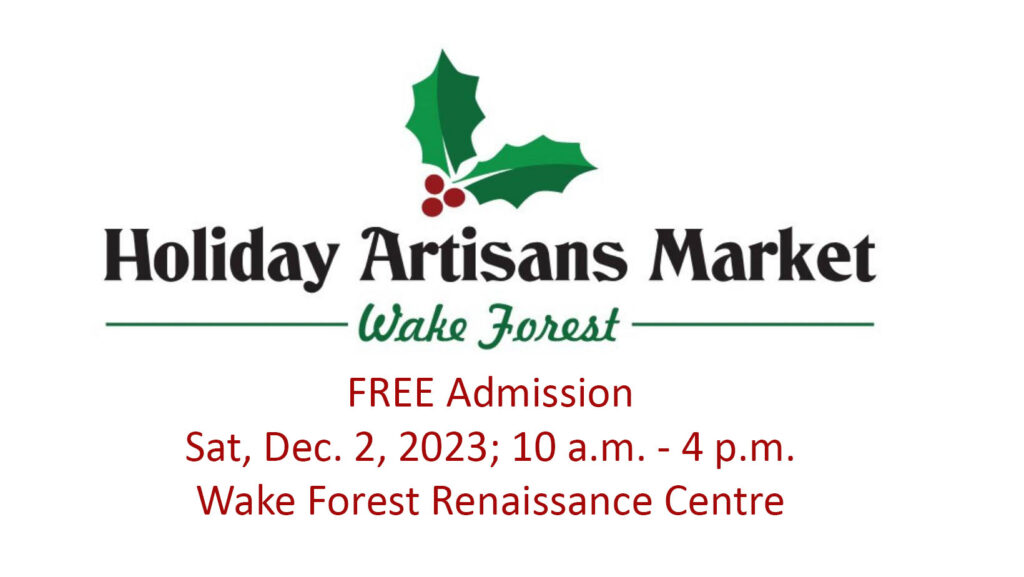 2023 Wake Forest Holiday Artisans Market Logo